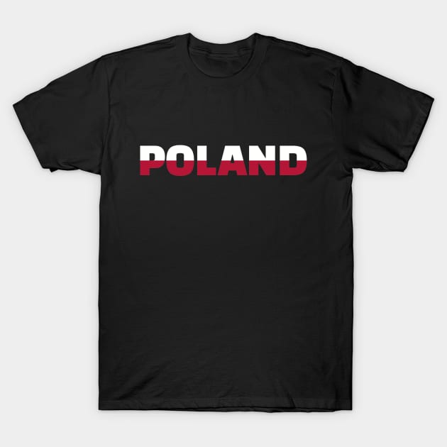 Poland flag T-Shirt by Designzz